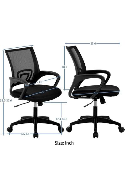 erorex Office Chair Ergonomic Upgraded Desk Chair Executive Swivel Computer Chair With Lumbar Support For