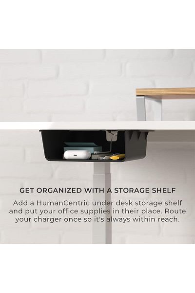 erorex Under Desk Storage Shelf Drawer Organizer For Office Tables Workstations And Sit Stand Desk Mount