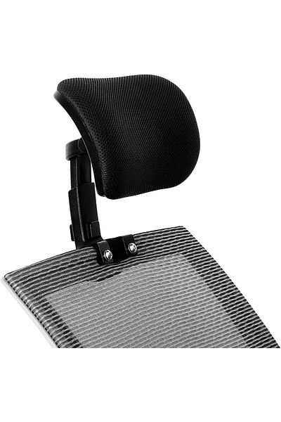 erorex Office Chair Headrest Attachment Chair Adjustable Headrest Black Mesh Nylon Frame Head Rest Head