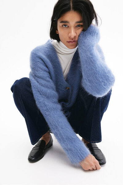 H&M Tiftik Karışımlı Hırka