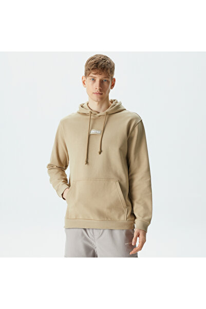 United 4 Classic Erkek Krem Hoodie