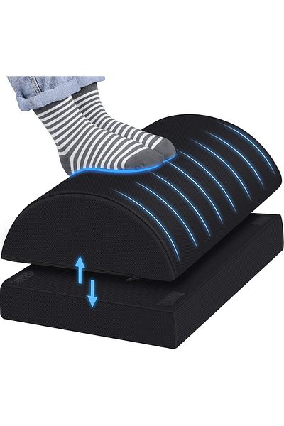 erorex Foot Rest For Under Desk At Work Versatile Foot Stool With Washable Cover Ergonomic Design