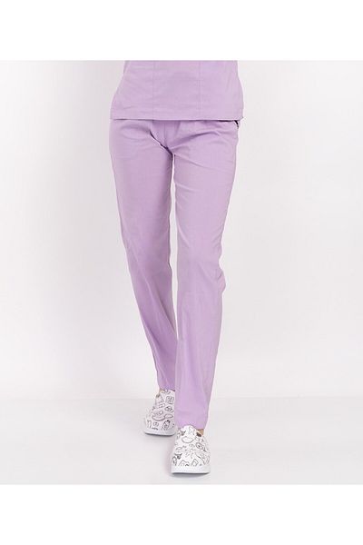 Nur Medikal Giyim Pantaloni unisex liliac pentru spital chirurgical Doctor Asistentă Uniformă inferioară