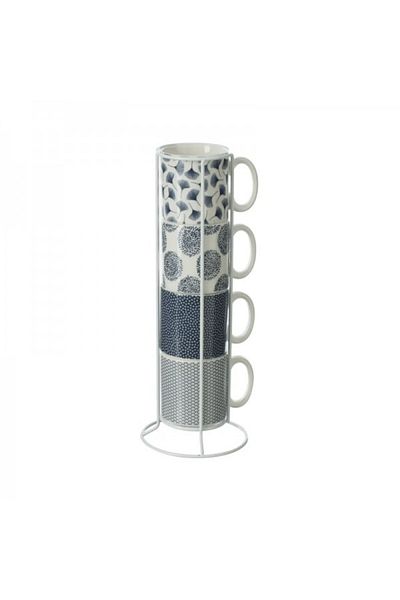 Secret de Gourmet Set 4 cesti cu suport, Japan, 260 ml