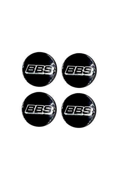 BsElektronik مجموعة من 4 ملصقات لمشبك حافة السرة بتصميم Bbs - عرض 55 مم