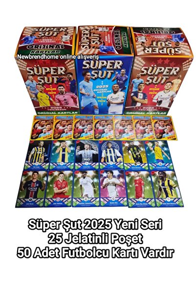 Emrah Gültekin Legend-Prime 2025 Super Shot (25 عبوة جيلاتين 50 بطاقة) نقلات ...