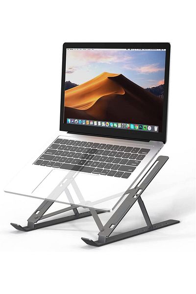 erorex حامل كمبيوتر محمول محمول من Phocar حامل قابل للتعديل لأجهزة الكمبيوتر اللوحية وأجهزة iPad وMacBook Pro وطاولة الكمبيوتر المحمول