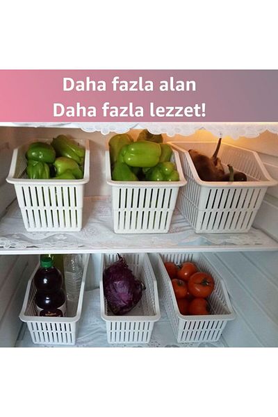 Turqstore Refrigerator and General Cabinet Organizer 6 (Organizer)