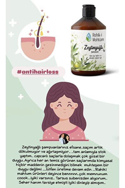 Rahik-i Mahtum Zeytinyağlı Şampuan (500 mL)