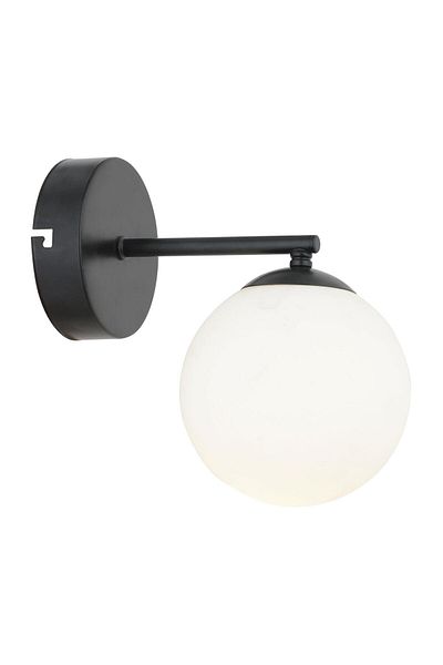 Apliqa Aplica HubRom, ELVIN 3525-01-BL 15x17 cm 1xE27-60W Negru