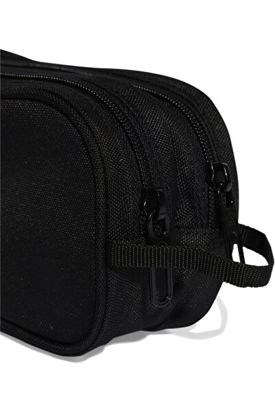 erorex Two Zipper Pencil Case Other Bag For Unisex Adults Black White One Size