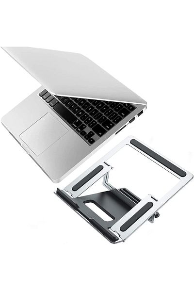 erorex حامل كمبيوتر محمول قابل للتهوية وحامل كمبيوتر مكتبي وحامل دفتر ملاحظات لأجهزة Macbook Air Pro Dell
