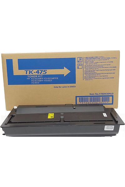 erorex خرطوشة حبر Tk475 متوافقة مع طابعات Kyocera Fs 6025 و6030 و6525 و6530، خرطوشة حبر أسود 15000 صفحة