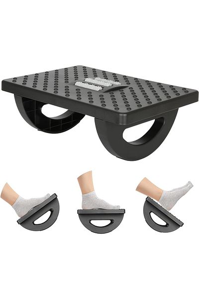 erorex Rocking Foot Rest For Under Desk At Work Comfortable Foot Stool Ergonomic Footrest With Foot
