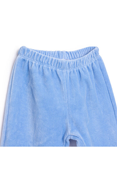 ebebek Hello Baby HelloBaby Erkek Bebek Eşofman Alt Fitilli Kadife Örme Lastikli Paça