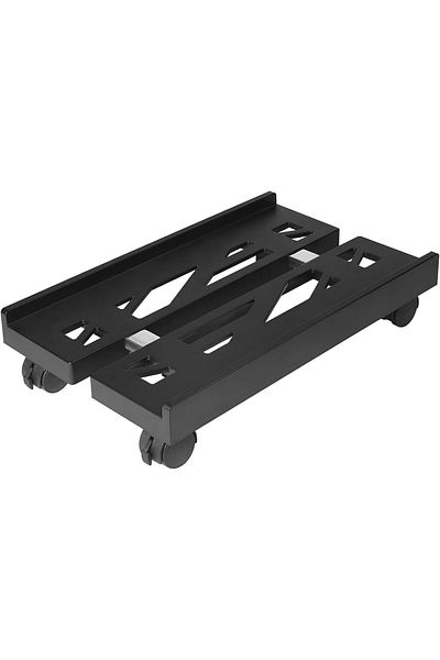 erorex Adjustable Mobile Cpu Stand Ventilated Computer Tower Stand Pc Tower Stand With 4 Caster Wheels