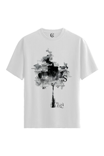 Color Luxe Ink Text Tree - 100% Cotton Women's White T-Shirt - Premium Quality