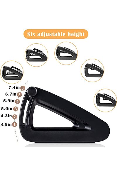 erorex Adjustable Under Desk Footrest 6 Height Adjustable Foot Rest For Under Desk At Work With Massage
