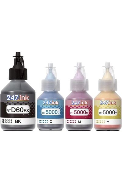erorex حبر إعادة تعبئة أصلي عالي الجودة Btd60 Bt5000 متوافق مع زجاجة Brother DCP T300