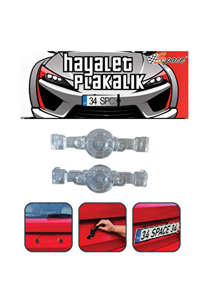 BsElektronik Hayalet Plakalık Şeffaf Polikarbon / Daply10