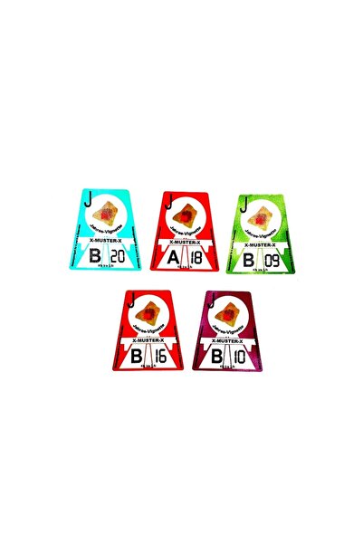 BsElektronik Gümrük Pulu 5'li Set Türk Bayraklı Cam Sticker Etiketçilere Özel...