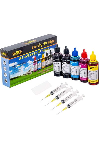 erorex مجموعة حبر إعادة تعبئة 5 × 100 مل 500 مل لطابعات HP 950 951 60 61 952 902 901 61 60 62 63 21 22 920 940 934 564 932