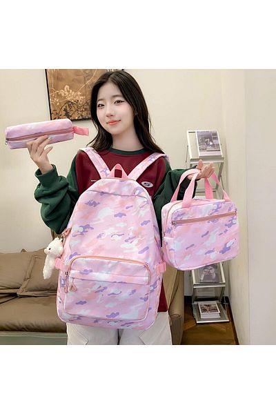 erorex 3Set Children'S Backpacks Kids Backpacks Print Backpack School Bags For Teenagers Large Capacity