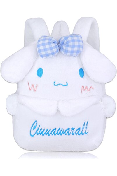 Generic حقيبة ظهر ناعمة للبنات، حقيبة قطيفة للاستخدام اليومي في المدرسة، حقيب...