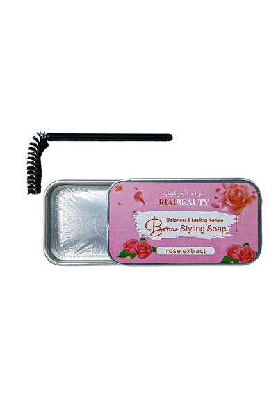 RIAL BEAUTY Real Beauty Eyebrow Styling Soap with Rose Extract - Clear