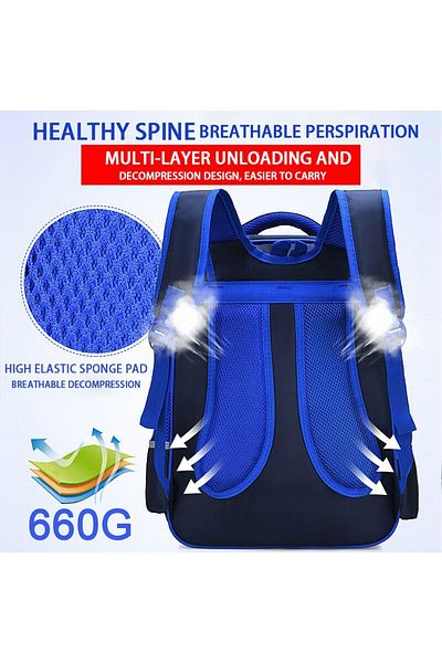 erorex 3D Marvel Heroes School Bag Large School Bags For Boys High Capacity And Waterproof With Stationery