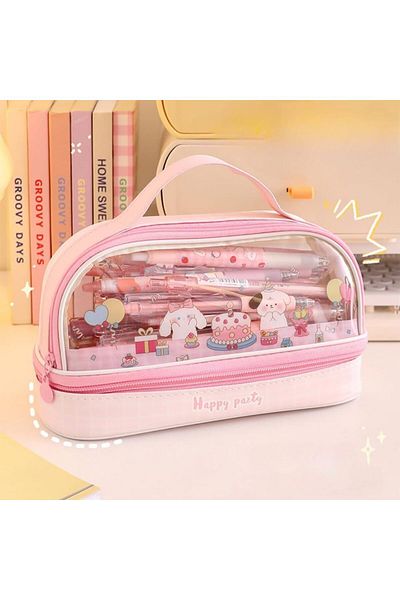 erorex Pencil Case Pencil Case Aesthetic Large Pencil Case Pink Pencil Case School Supplies Pencil Pouch