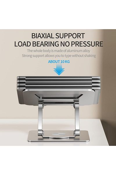 erorex مجموعتان من الحوامل، حامل هاتف محمول واحد وحامل كمبيوتر محمول من الألومنيوم للمكتب قابل للتعديل