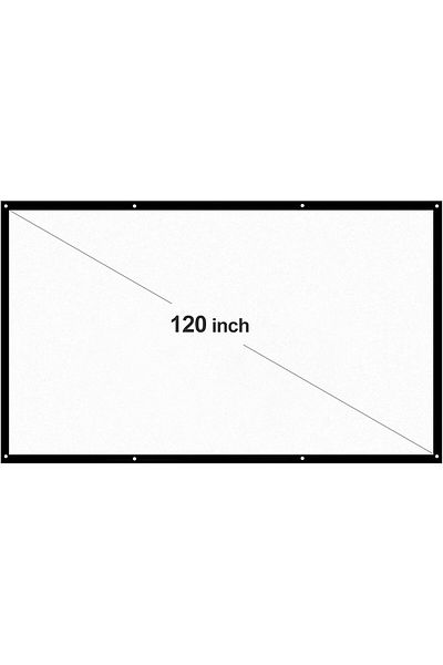 erorex H120 120 Portable Projector Screen Hd 16:9