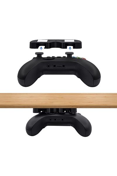 erorex حامل طاولة للتحكم بدون حفر، حامل تحت المكتب لجهاز تحكم Xbox و Xbox و Switch Pro
