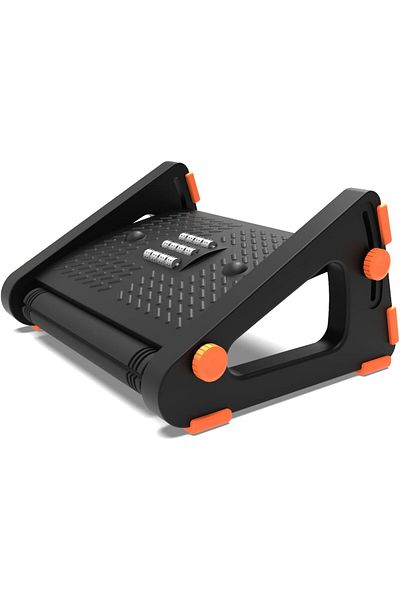 erorex Adjustable Under Desk Footrest Foot Rest For Under Desk At Work With Massage Foot Stool Under Desk