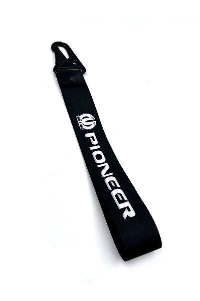BsElektronik Breloc din metal proiectat PIONEER Material de primă clasă cu accesorii din material textil
