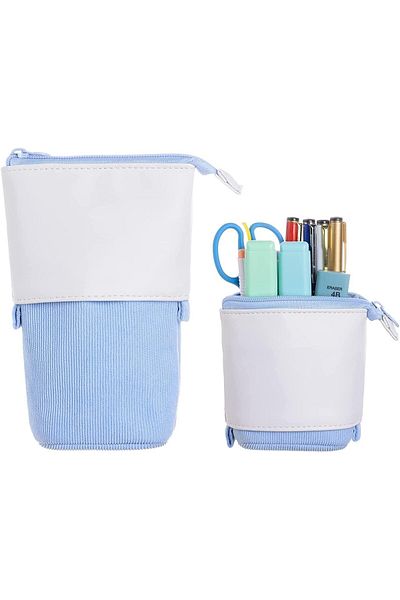 erorex Colorful Pop Up Pencil Case Telescopic Pen Holder And Stationery Organizer For Students And Office