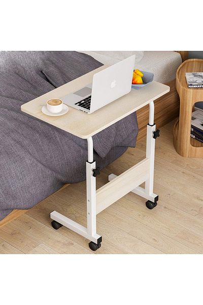 erorex Adjustable Home Office Computer Table 60 X 40Cm Beige