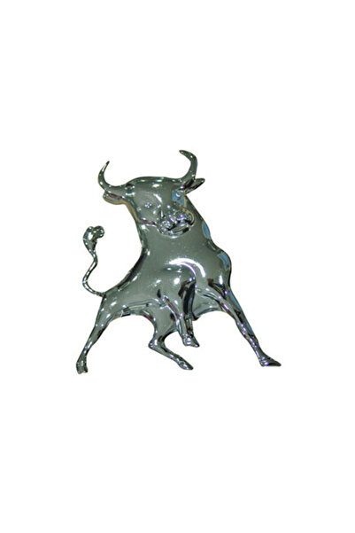 BsElektronik ملصق شعار الثور البلاستيكي الصلب المطلي بالكروم