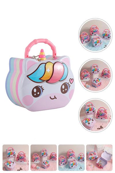 Patladı Gitti Cute Unicorn Themed White Color Children's Piggy Bank