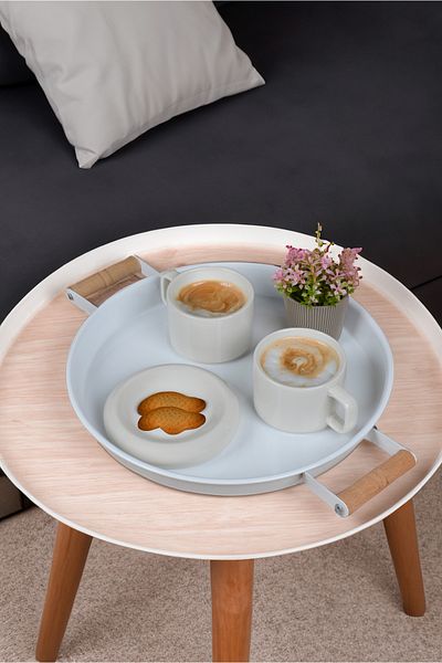 FARİKA Farika Kamer 3-Piece Presentation Tray Set (51Cm-45Cm-37Cm)