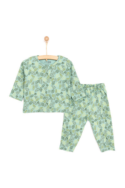 ebebek Hello Baby HelloBaby Kaşkorse Karışık Desen Uzun Kol Pijama Takımı