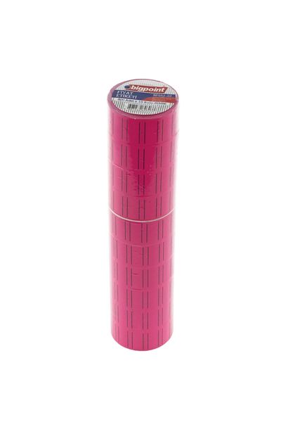 Bigpoint 600 X 10 Rolls Long Lasting Jacobs Labels with 6000 Labels, Pink