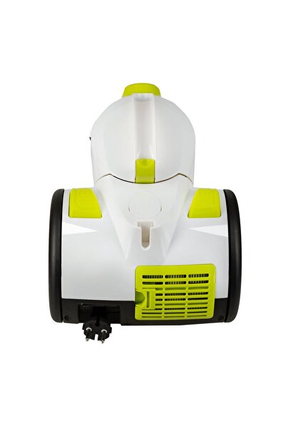 Hausberg Aspirator fara sac HB-2090VR, 800-1200W, 1.5 L, aspirare uscata, ciclonic, filtru HEPA, Alb-Verde