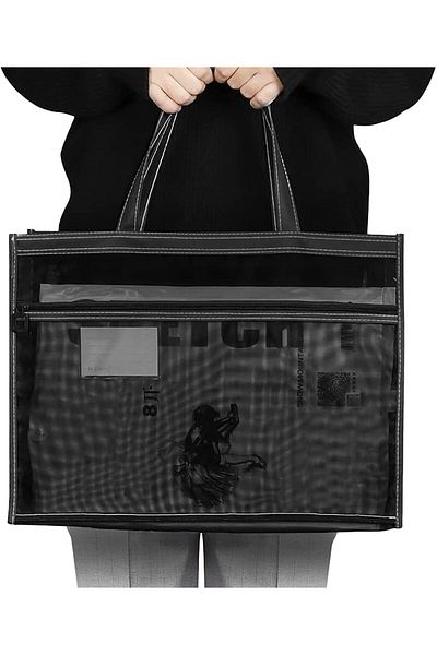 erorex Art Portfolio Bags Poster Storage Bag With Handle And Zipper Organizer Bulletin Board Holder Art