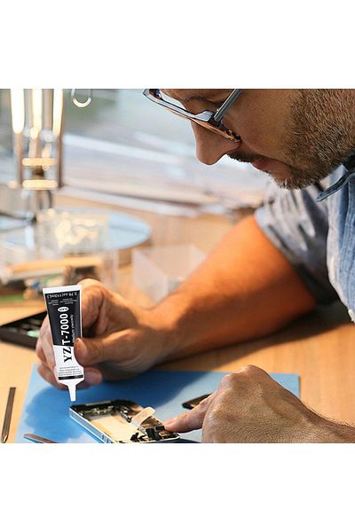 erorex 2 Pack 110Ml Phone Repair Glue Adhesive Black Glues Multipurpose T 7000 Super Glue Waterproof Glue