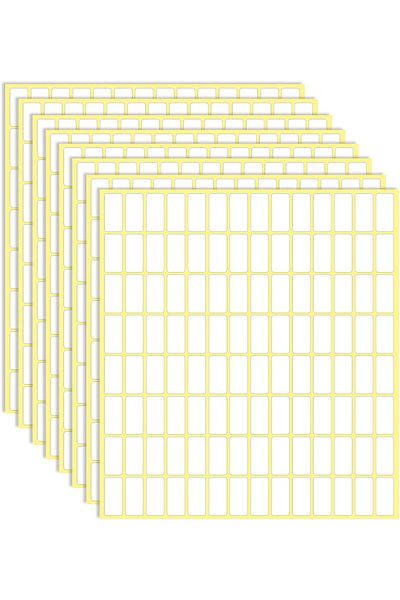 erorex Labels Stickers 1120 Pcs Matte White Sticky Labels Stickers Can Labels Stickers For Writing Small