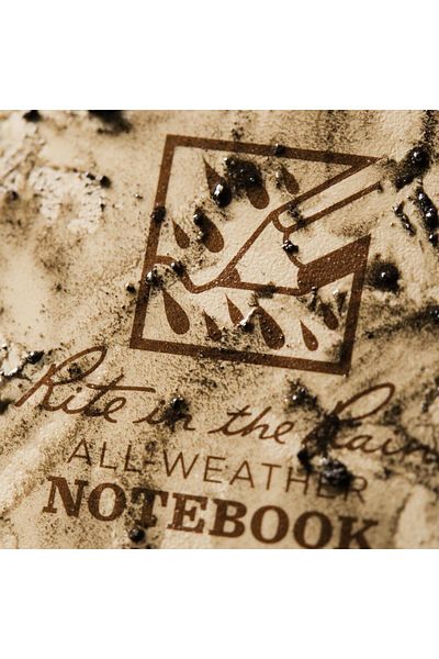 erorex All Weather Side Spiral Notebook 4 5 8 Inch X 7 Inch Tan Cover Universal Pattern No. 973T