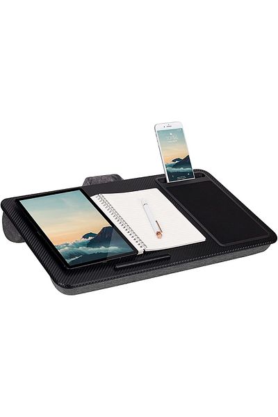 erorex Laptop Desk With Wrist Rest Pro Portable Bed Desk For Laptop Mouse Pad And Phone Holder Fits Up To