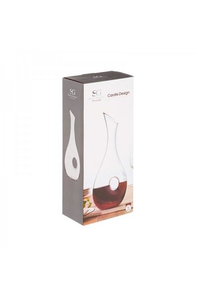 Secret de Gourmet Decanter carafe, Modern Design, 1 liter